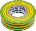 Izolācijas lente dzeltenzaļa 19mm x 20m x 0,13mm